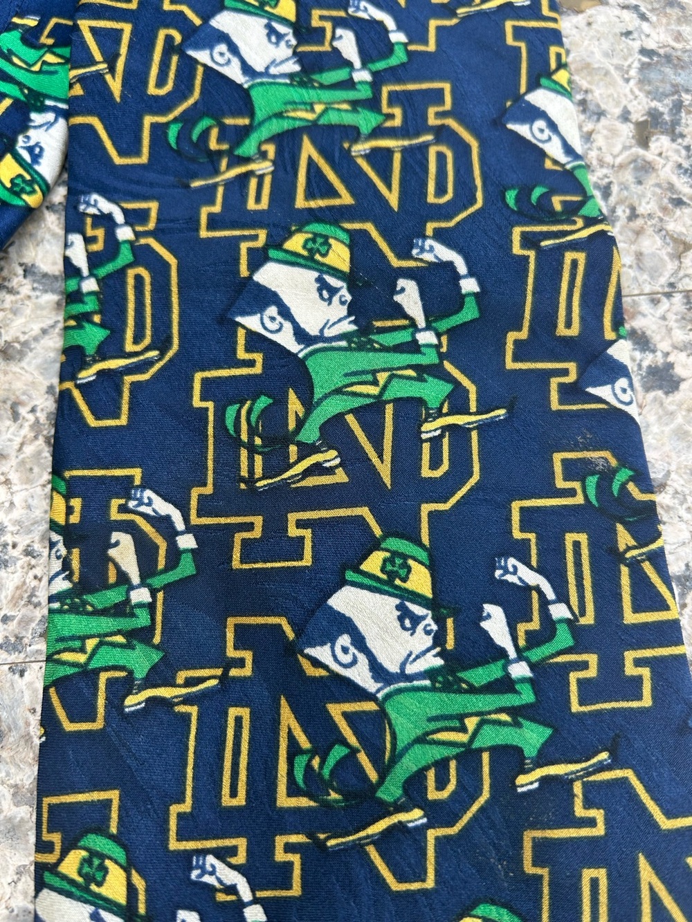 Notre Dame Fighting Irish Y2K RMSport tie   Vintage